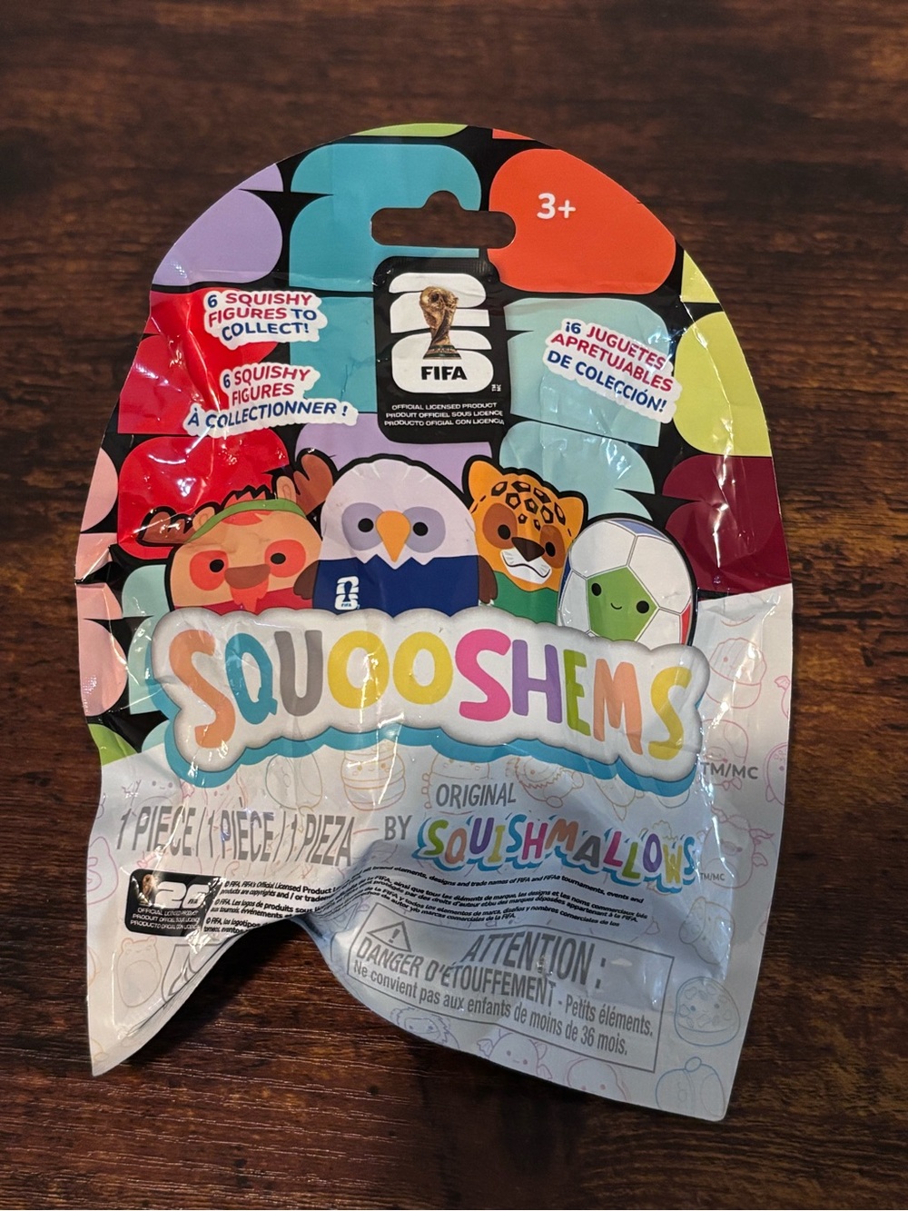2026 FIFA World Cup Squishmallows Squooshems Mini Mascot Officially Licensed